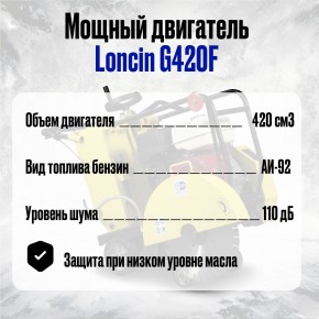 Швонарезчик бензиновый (Loncin) TOR CC-400 PRO в Екатеринбурге - avtopogruzchiki.com