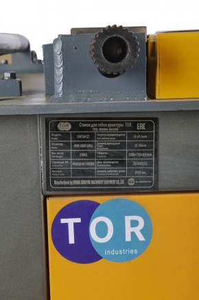 Станок для гибки арматуры TOR GW50A 50/42мм 4кВт с доводчиком (Z) в Екатеринбурге - avtopogruzchiki.com