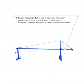 Строительная люлька ZLP-800 (длина платформы 7,5 м, длина троса 60 м) в Екатеринбурге - avtopogruzchiki.com