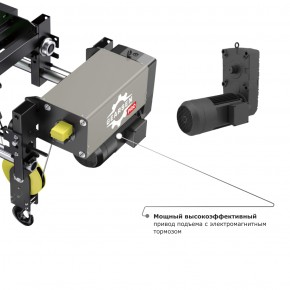 Таль электрическая канатная GEARSEN PRO SH 5т, 6м в Екатеринбурге - avtopogruzchiki.com