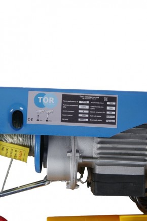 Таль электрическая TOR PA 125/250 кг 12/6 м (серия T) в Екатеринбурге - avtopogruzchiki.com