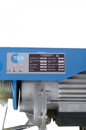 Таль электрическая TOR PA 250/500 кг 12/6 м (серия T) в Екатеринбурге - avtopogruzchiki.com