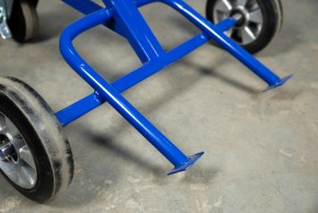 Тележка для металлических бочек TOR КБ-1 (250 литая + 160 поворотное) в Екатеринбурге - avtopogruzchiki.com