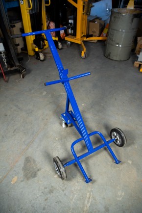 Тележка для металлических бочек TOR КБ-1 (250 литая + 160 поворотное) в Екатеринбурге - avtopogruzchiki.com