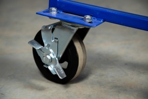 Тележка для металлических бочек TOR КБ-1 (250 литая + 160 поворотное) в Екатеринбурге - avtopogruzchiki.com