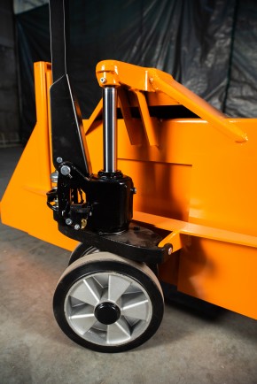 Тележка гидравлическая для бездорожья 1500 кг 800 мм резиновые колеса TOR HW в Екатеринбурге - avtopogruzchiki.com