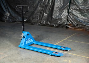 Тележка гидравлическая широковильная 2500 кг 1220х685 мм полиуретановые колеса TOR RHP в Екатеринбурге - avtopogruzchiki.com