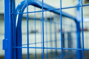Тележка платформенная TOR ТП-2С (600х900) с бортами из сетки и двумя ручками (колеса 160 мм) в Екатеринбурге - avtopogruzchiki.com