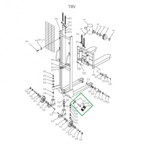 Тормозной механизм в сборе для TRV в Екатеринбурге - avtopogruzchiki.com
