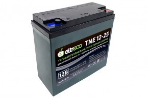 Тяговый аккумулятор Eltreco TNE12-25 (12V21A/H C3) в Екатеринбурге - avtopogruzchiki.com