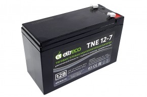 Тяговый аккумулятор Eltreco TNE12-7 (12V7A/H C20) в Екатеринбурге - avtopogruzchiki.com