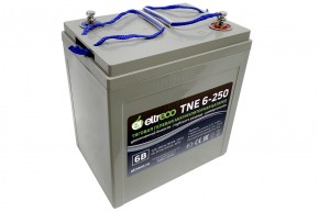 Тяговый аккумулятор Eltreco TNE6-250 (6V200A/H C3) в Екатеринбурге - avtopogruzchiki.com