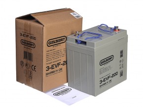 Тяговый аккумулятор Gelbert 3-EVF-200 (6V215A/H C5) в Екатеринбурге - avtopogruzchiki.com