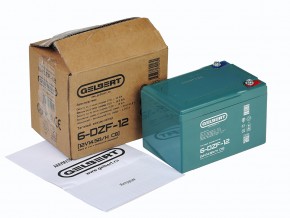 Тяговый аккумулятор Gelbert 6-DZF-12 (12V14.5A/H C5) в Екатеринбурге - avtopogruzchiki.com