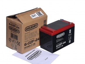 Тяговый аккумулятор Gelbert 6-DZF-24 (12V26A/H C5) в Екатеринбурге - avtopogruzchiki.com