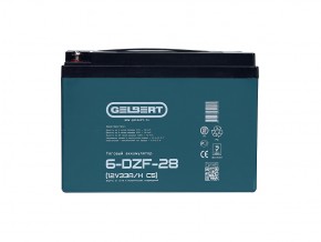 Тяговый аккумулятор Gelbert 6-DZF-28 (12V33A/H C5) в Екатеринбурге - avtopogruzchiki.com