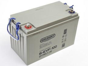 Тяговый аккумулятор Gelbert 6-EVF-100 (12V105A/H C5) в Екатеринбурге - avtopogruzchiki.com