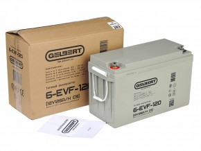 Тяговый аккумулятор Gelbert 6-EVF-120 (12V126A/H C5) в Екатеринбурге - avtopogruzchiki.com