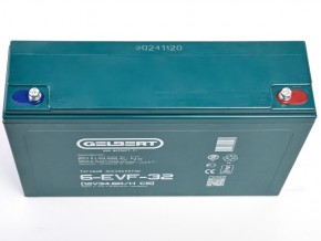 Тяговый аккумулятор Gelbert 6-EVF-32 (12V34.6A/H C5) в Екатеринбурге - avtopogruzchiki.com