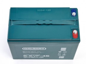 Тяговый аккумулятор Gelbert 6-EVF-45 (12V47.5A/H C5) в Екатеринбурге - avtopogruzchiki.com