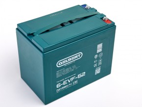 Тяговый аккумулятор Gelbert 6-EVF-52 (12V55A/H C5) в Екатеринбурге - avtopogruzchiki.com
