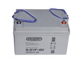 Тяговый аккумулятор Gelbert 6-EVF-60 (12V64A/H C5) в Екатеринбурге - avtopogruzchiki.com