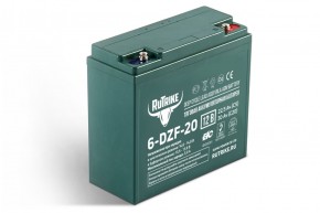 Тяговый аккумулятор RuTrike 6-DZF-20 (12V20A/H C2) в Екатеринбурге - avtopogruzchiki.com