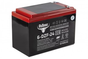 Тяговый аккумулятор RuTrike 6-DZF-24 (12V24A/H C2) - фотография Тяговый аккумулятор RuTrike 6-DZF-24 (12V24A/H C2) в Екатеринбурге - avtopogruzchiki.com