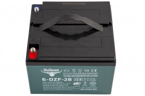 Тяговый аккумулятор RuTrike 6-DZF-28 (12V28A/H C3) в Екатеринбурге - avtopogruzchiki.com