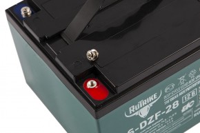 Тяговый аккумулятор RuTrike 6-DZF-28 (12V28A/H C3) в Екатеринбурге - avtopogruzchiki.com