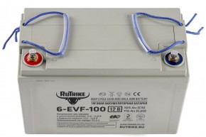Тяговый аккумулятор RuTrike 6-EVF-100 (12V100A/H C3) в Екатеринбурге - avtopogruzchiki.com