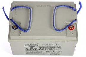 Тяговый аккумулятор RuTrike 6-EVF-60 (12V60A/H C3) в Екатеринбурге - avtopogruzchiki.com