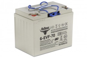 Тяговый аккумулятор RuTrike 6-EVF-70 (12V70A/H C3) - фотография Тяговый аккумулятор RuTrike 6-EVF-70 (12V70A/H C3) в Екатеринбурге - avtopogruzchiki.com
