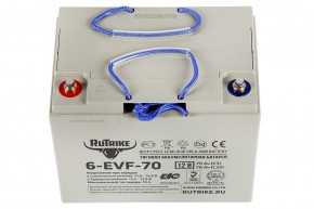 Тяговый аккумулятор RuTrike 6-EVF-70 (12V70A/H C3) в Екатеринбурге - avtopogruzchiki.com