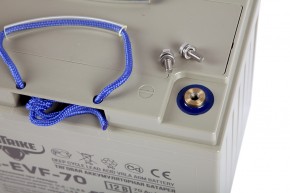 Тяговый аккумулятор RuTrike 6-EVF-70 (12V70A/H C3) в Екатеринбурге - avtopogruzchiki.com