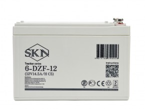Тяговый аккумулятор SKN 6-DZF-12 (12V14.5A/H C5) в Екатеринбурге - avtopogruzchiki.com