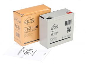 Тяговый аккумулятор SKN 6-DZF-20 (12V22.5A/H C5) в Екатеринбурге - avtopogruzchiki.com