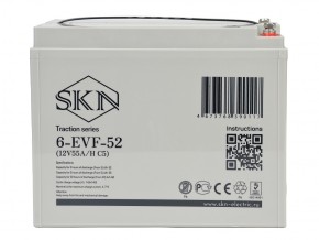Тяговый аккумулятор SKN 6-EVF-52 (12V55A/H C5) в Екатеринбурге - avtopogruzchiki.com