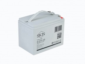 Тяговый аккумулятор SKN 6-EVF-55 (12V58.5A/H C5) в Екатеринбурге - avtopogruzchiki.com
