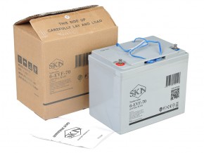 Тяговый аккумулятор SKN 6-EVF-70 (12V73A/H C5) в Екатеринбурге - avtopogruzchiki.com