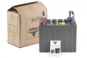 Тяговый WET аккумулятор Rutrike DT1275 (T1275) 12V120A/H C5 в Екатеринбурге - avtopogruzchiki.com