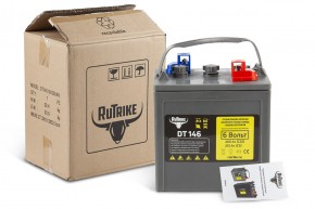 Тяговый WET аккумулятор Rutrike DT146 (T-145) 6V215A/H C5 в Екатеринбурге - avtopogruzchiki.com