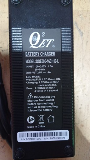 Зарядное устройство для тележек PPT15-2 24V/4А (Charger) в Екатеринбурге - avtopogruzchiki.com