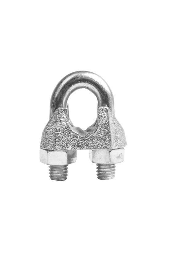 Зажим канатный TOR ф=11 мм DIN 741 (Q) фотография Зажим канатный TOR ф=11 мм DIN 741 (Q) - фото