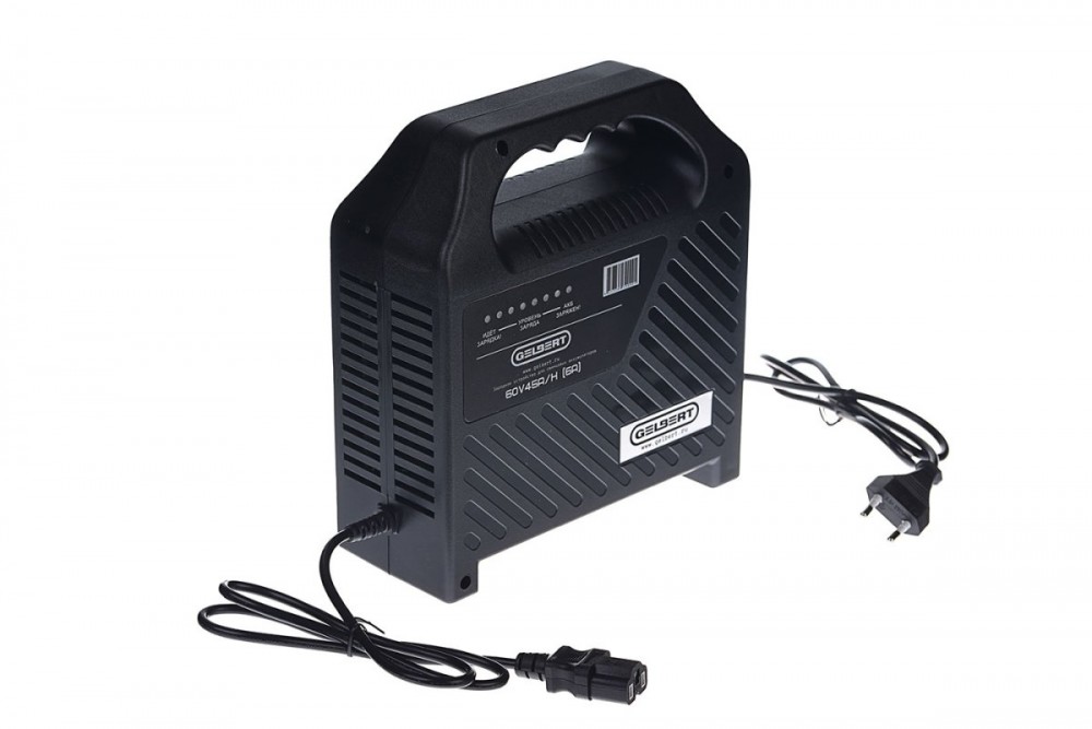 Зарядное устройство Gelbert для свинцовых аккумуляторов 60V45A/H (6A) фотография Зарядное устройство Gelbert для свинцовых аккумуляторов 60V45A/H (6A) - фото